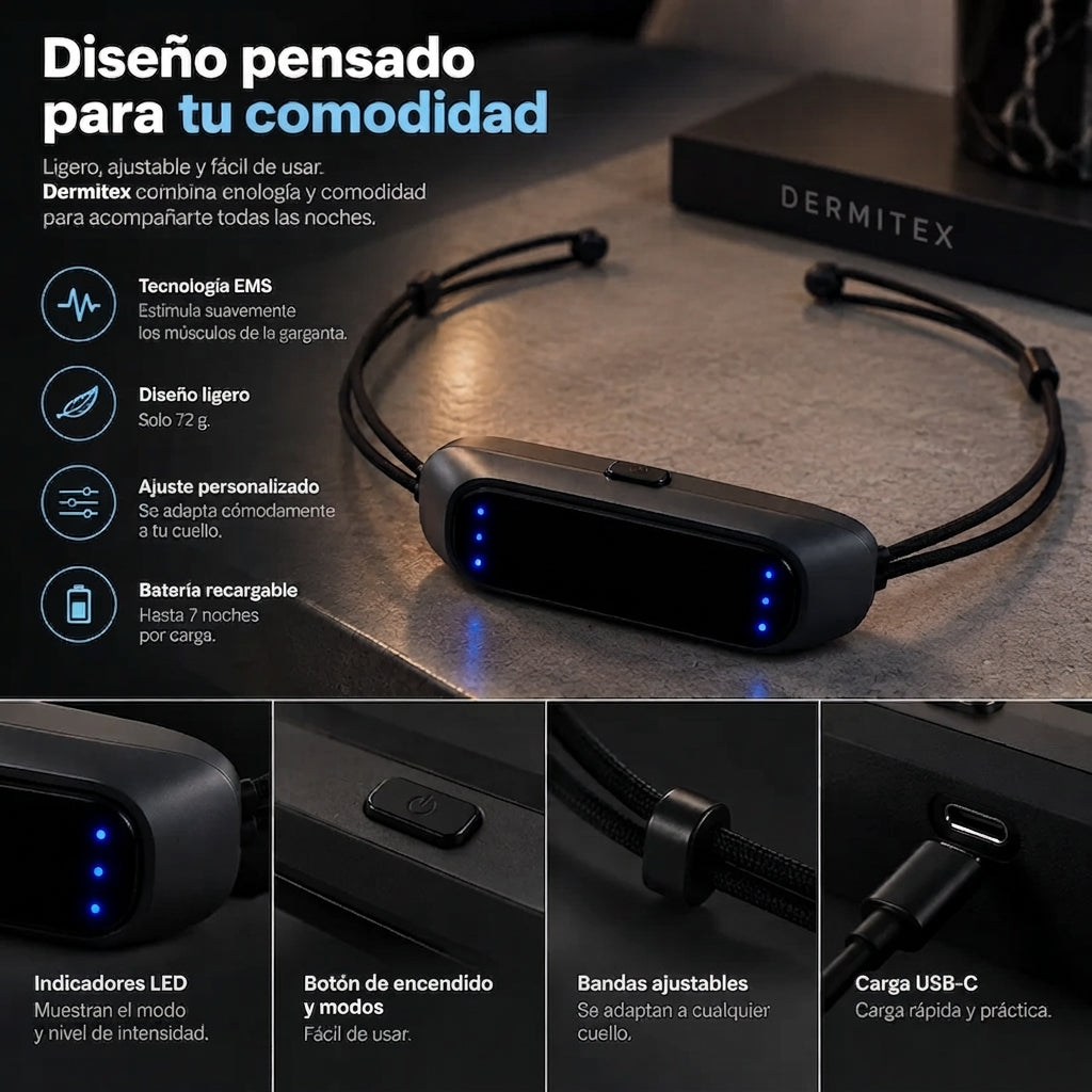 Dispositivo Antirronquidos EMS Dermitex